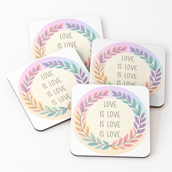 Item preview, Love is Love is Love is Love... designed and sold by LoveQuoter.