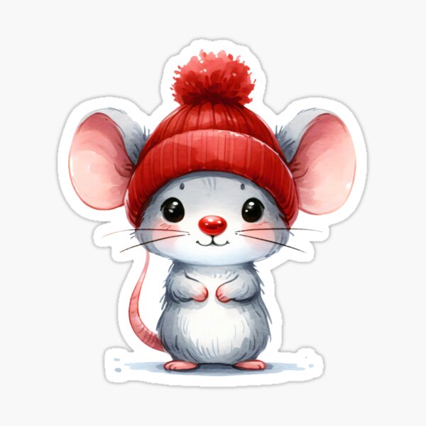 Item preview, Teeny with a Beanie designed and sold by Delemore Art.