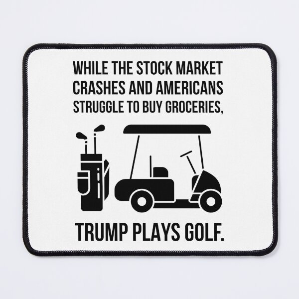 Item preview, Trump plays golf designed and sold by Rachel the Artist .