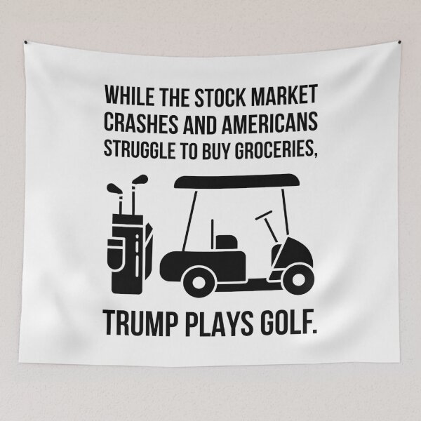 Item preview, Trump plays golf  designed and sold by Rachel the Artist .