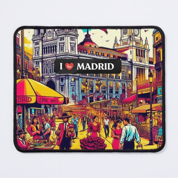 Item preview, Madrid City Comic Style Design - Perfect for Travel Lovers & Vacation Accessories designed and sold by knalpot-design.