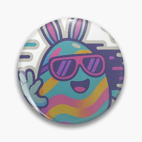 Item preview, Eggstra Cool Bunny – Vaporwave Easter Vibes designed and sold by McZerrill.