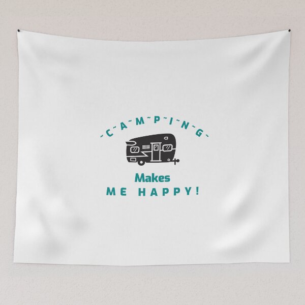 Item preview, Camping Makes Me Happy! designed and sold by KodaPawz.