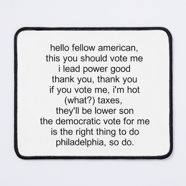 Item preview, hello fellow american designed and sold by Wyldefire Studios.