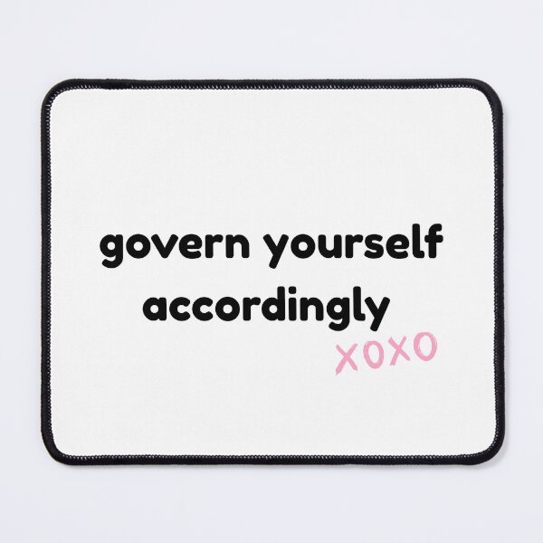 Item preview, Govern Yourself Accordingly designed and sold by junkyardcollage.