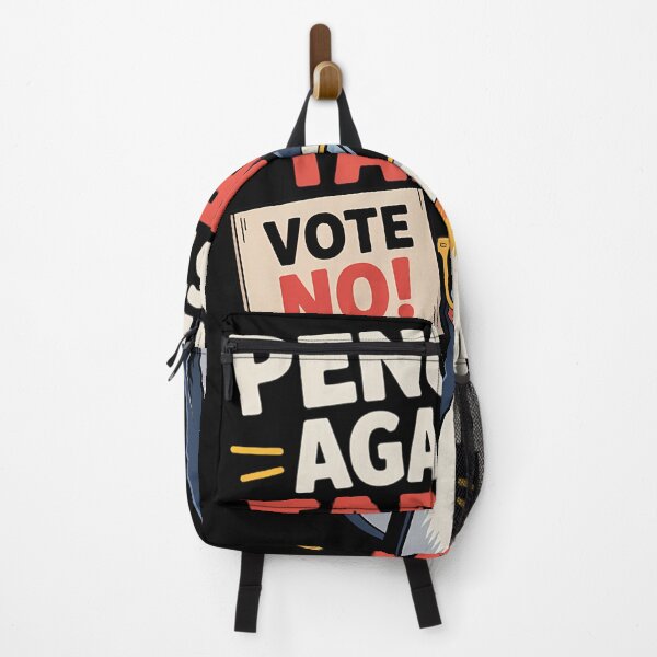 Item preview, Vote no, Penguins against tariffs designed and sold by The Parallel X.