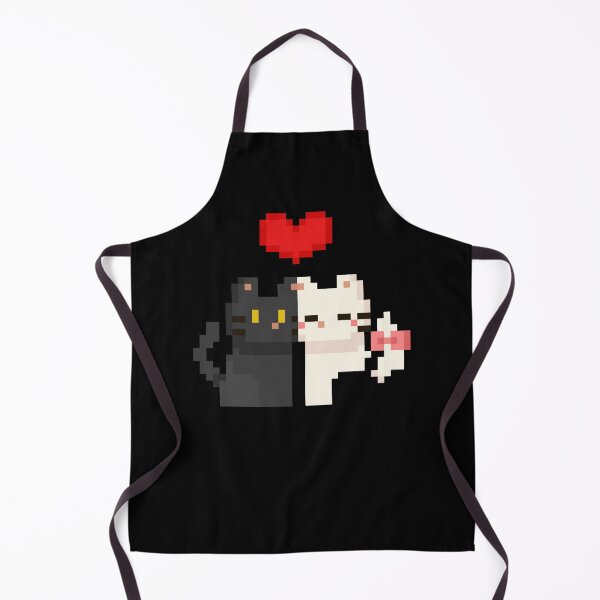 Item preview, Two Pixel Cats in Love designed and sold by SilentStyle.