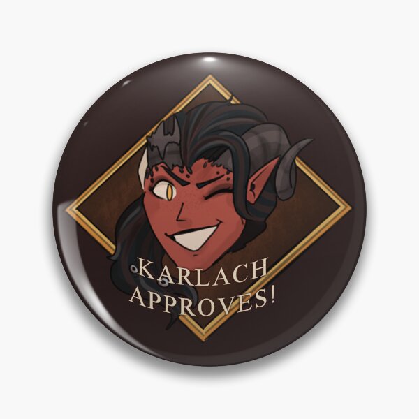 Item preview, Karlach Approves! Baldur's Gate 3 designed and sold by Unsteadiii.