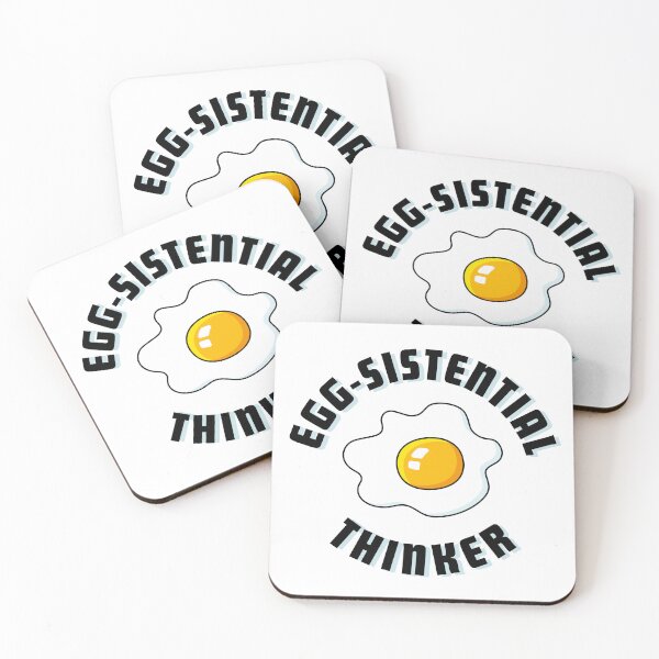 Item preview, Egg-sistential thinker adhd easter horror neurodiversity overthinking easter egg designed and sold by bloomandbliss.
