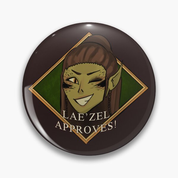 Item preview, Lae'zel Approves! Baldur's Gate 3 designed and sold by Unsteadiii.