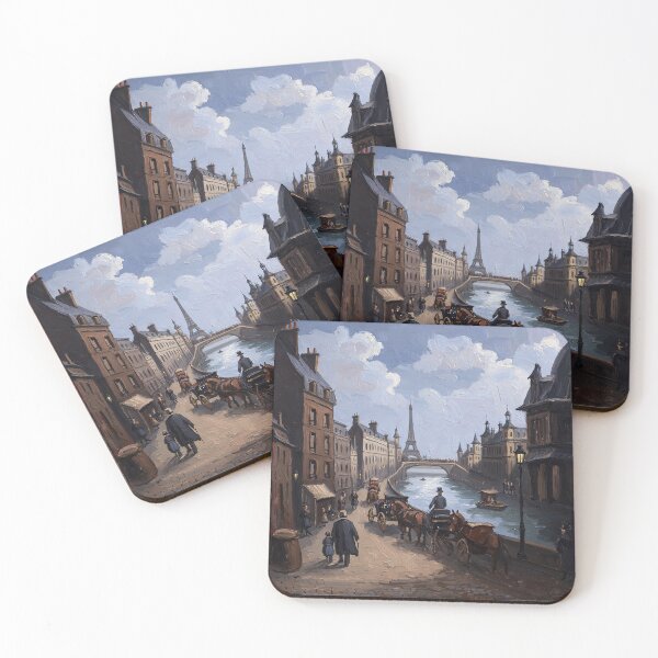 Item preview,  Paris in the 1800s vintage art designed and sold by Vintage Designs +.