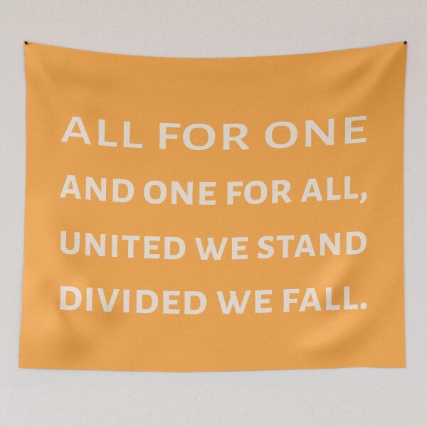 Item preview, The Three Musketeers Quote designed and sold by Lemon Pepper.