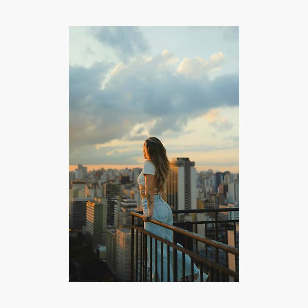 Item preview, City Rooftop Contemplation designed and sold by Seasons Waiting.