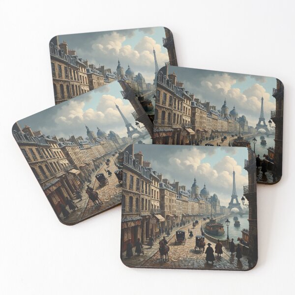 Item preview, Paris in the 1800s vintage art designed and sold by Vintage Designs +.