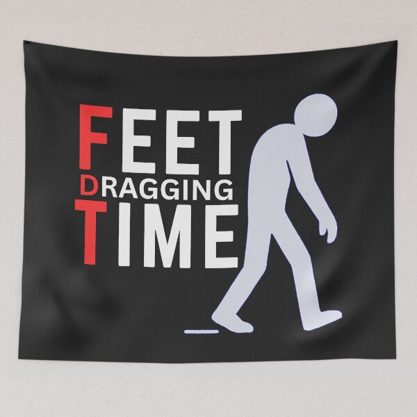 Item preview, Feet Dragging Time: The Daily Struggle Of Motivation designed and sold by elynne9.