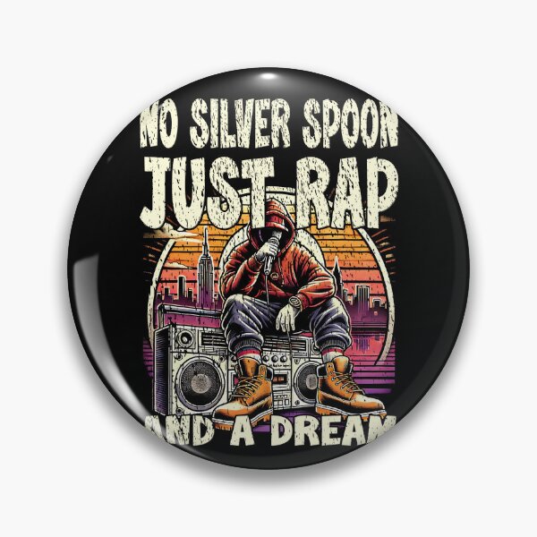 Item preview, NO SILVER SPOON JUST RAP AND A DREAM hip hop beat box road to success  designed and sold by Jt41.