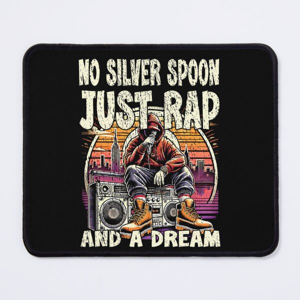 Item preview, NO SILVER SPOON JUST RAP AND A DREAM hip hop beat box road to success designed and sold by Jt41.