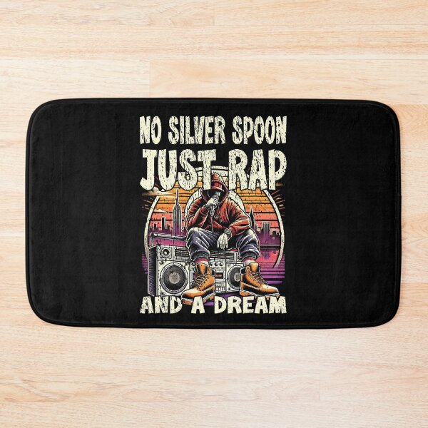 Item preview, NO SILVER SPOON JUST RAP AND A DREAM hip hop beat box road to success  designed and sold by Jt41.