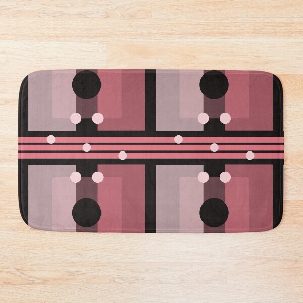 Item preview, A1VS - Pink Sqaure Shapes Seamless Pattern designed and sold by CocoLuneDesigns.