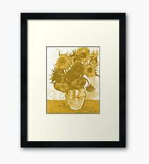 Yellow Van Gogh Sunflowers Framed Print