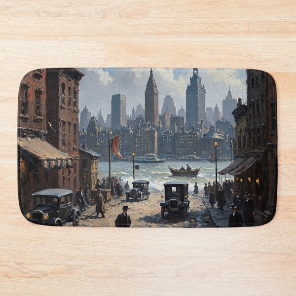 Item preview, New York in the 1800s vintage art designed and sold by Vintage Designs +.