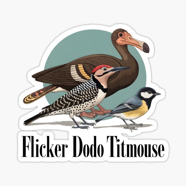 Artikel-Vorschau von Flimmer-Dodo-Meise, designt und verkauft von AniArtPL.