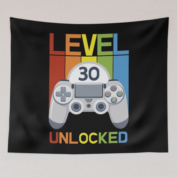Item preview, Level 30 unlocked Colorful Gamer Birthday designed and sold by Art-of-Rory.