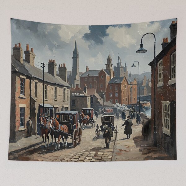 Item preview,  Northern England painting vintage artwork designed and sold by Vintage Designs +.