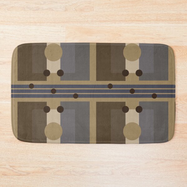 Item preview, B1VS - Brown Sqaure Shapes Seamless Pattern designed and sold by CocoLuneDesigns.