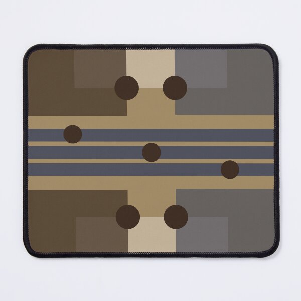 Item preview, B1VS - Brown Sqaure Shapes Seamless Pattern designed and sold by CocoLuneDesigns.