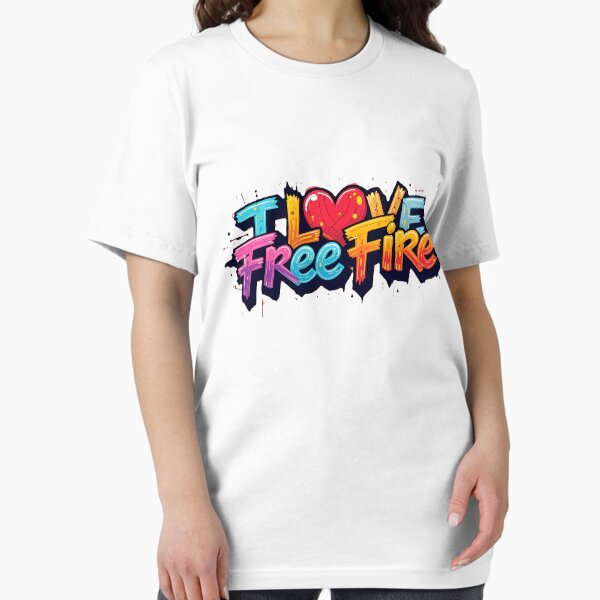 Item preview, Colorful Passion: I Love Free Fire Graffiti Art designed and sold by Abhikashyap.