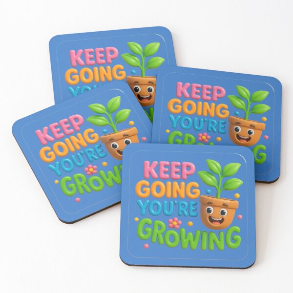 Item preview, Keep going, you're growing – plants and positivity designed and sold by Girih.