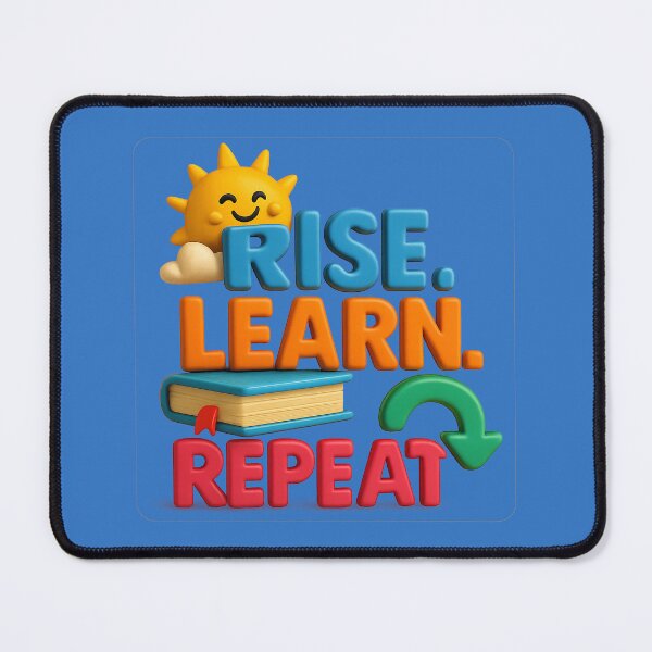 Item preview, Elevate, Learn, Repeat – Motivational Design designed and sold by Girih.