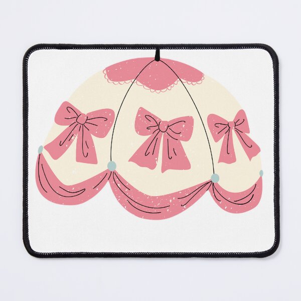 Item preview, Vintage Pink Bow Umbrella Sticker designed and sold by Sofialaamarita1.