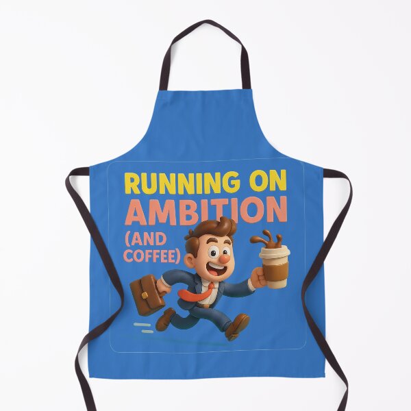 Item preview, On the road with ambitions and coffee – business humor designed and sold by Girih.