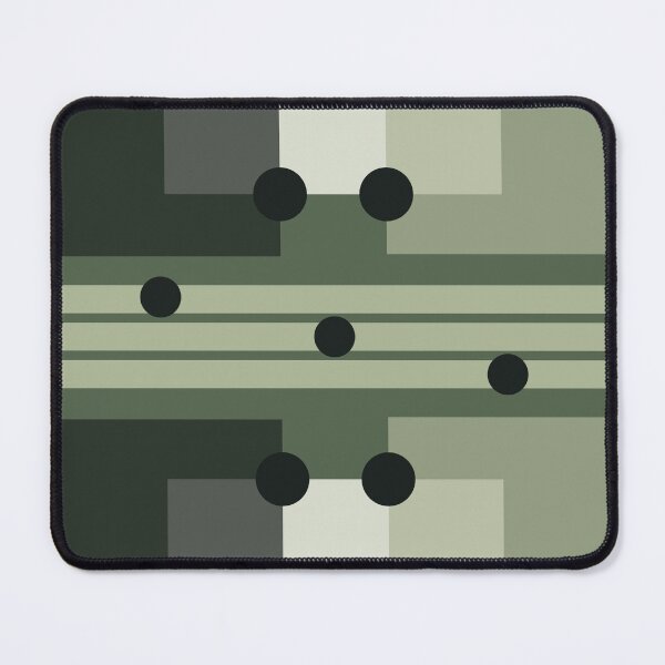 Item preview, D1VS - Green Sqaure Shapes Seamless Pattern designed and sold by CocoLuneDesigns.