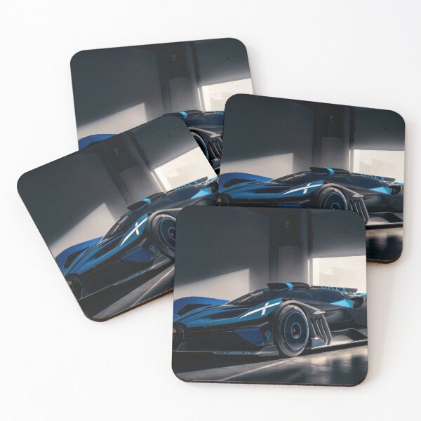 Item preview, Blue & Black Bugatti Bolide Photo Poster II designed and sold by AutoPopStudio.