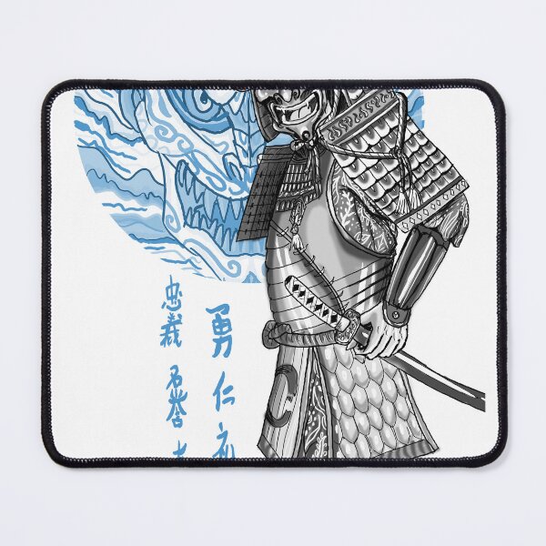 Artikelvorschau, blauer Dämon Samurai entworfen und verkauft von DanielAros.