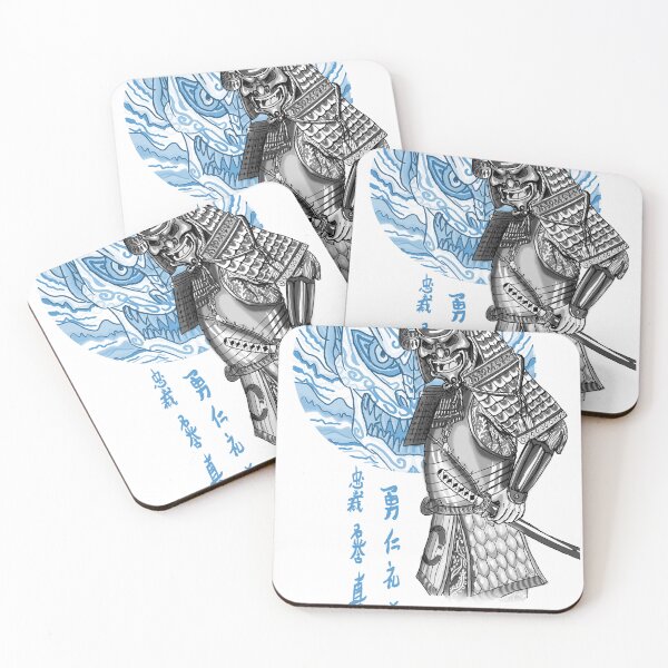 Item preview, blue demon samurai designed and sold by DanielAros.