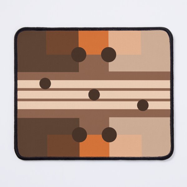 Item preview, C1VS - Brown and Orange Sqaure Shapes Seamless Pattern designed and sold by CocoLuneDesigns.