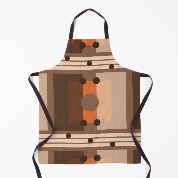 Item preview, C1VS - Brown and Orange Sqaure Shapes Seamless Pattern designed and sold by CocoLuneDesigns.