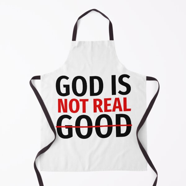 Item preview, God is not real atheist design  designed and sold by Rachel the Artist .