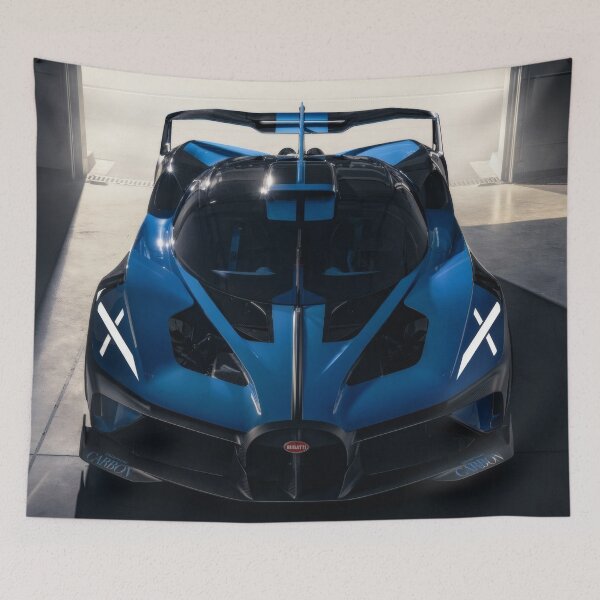 Item preview, Blue & Black Bugatti Bolide Photo Poster III designed and sold by AutoPopStudio.