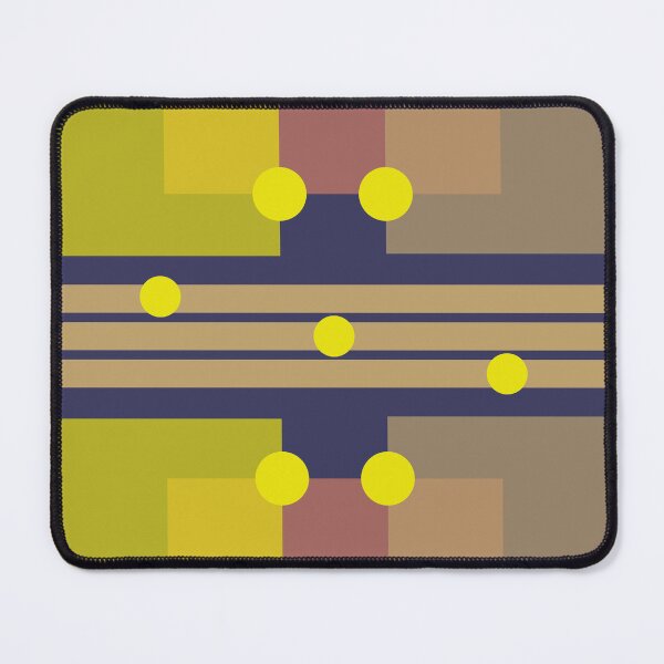 Item preview, F1VS - Yellow and Blue Sqaure Shapes Seamless Pattern designed and sold by CocoLuneDesigns.