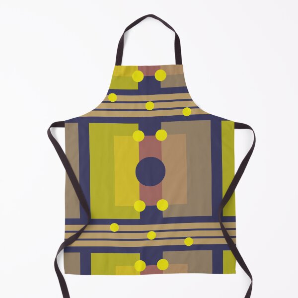 Item preview, F1VS - Yellow and Blue Sqaure Shapes Seamless Pattern designed and sold by CocoLuneDesigns.