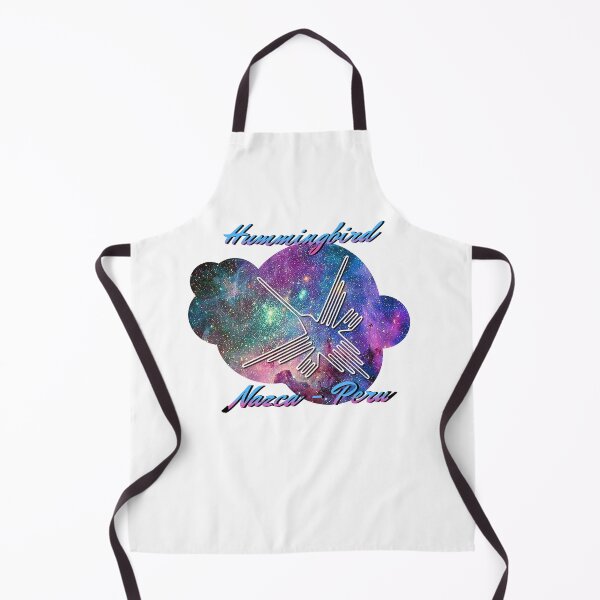 Item preview, Hummingbird Nazca lines in a nebula background designed and sold by SukoB34.
