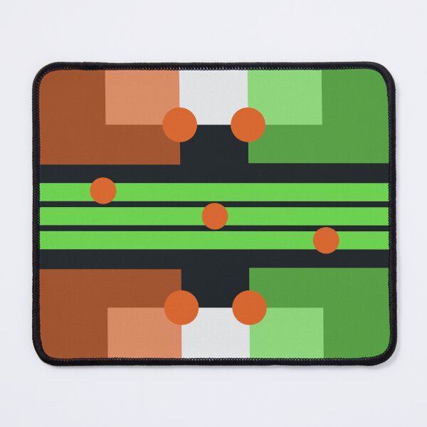 Item preview, E1VS - Green and Brown Sqaure Shapes Seamless Pattern designed and sold by CocoLuneDesigns.