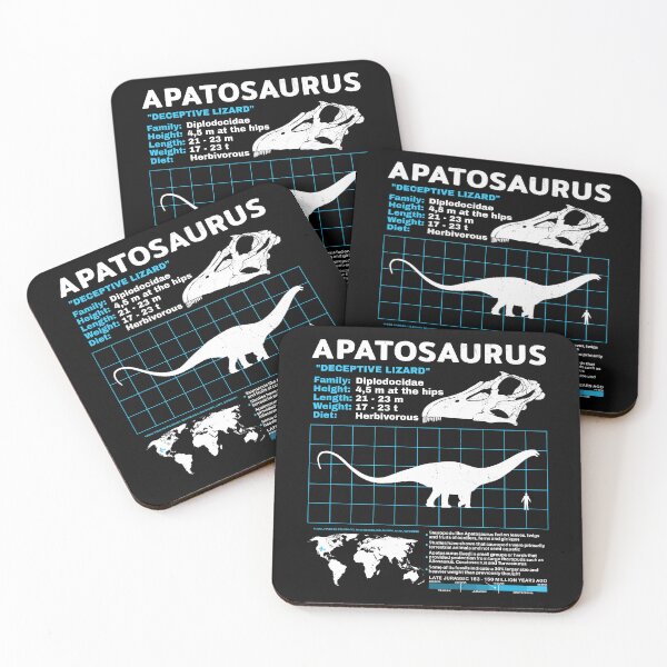 Artikelvorschau, Apatosaurus Fact Sheet entworfen und verkauft von NicGrayGraphic.