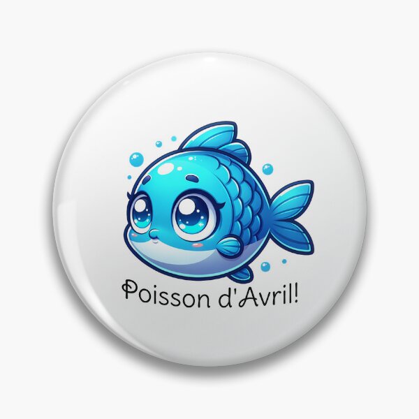 Artikelvorschau, Poisson d'Avril Blauer Fisch entworfen und verkauft von MJB Concepts.