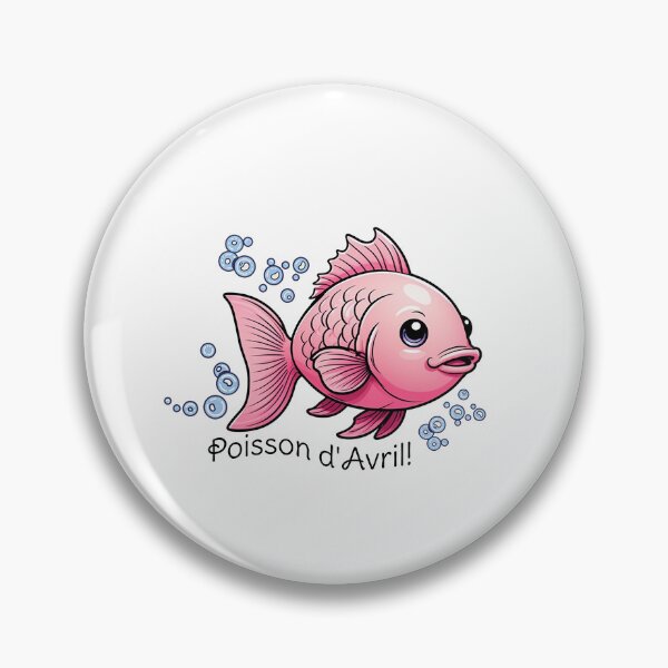 Artikelvorschau, Poisson d'Avril Rosa Fisch entworfen und verkauft von MJB Concepts.